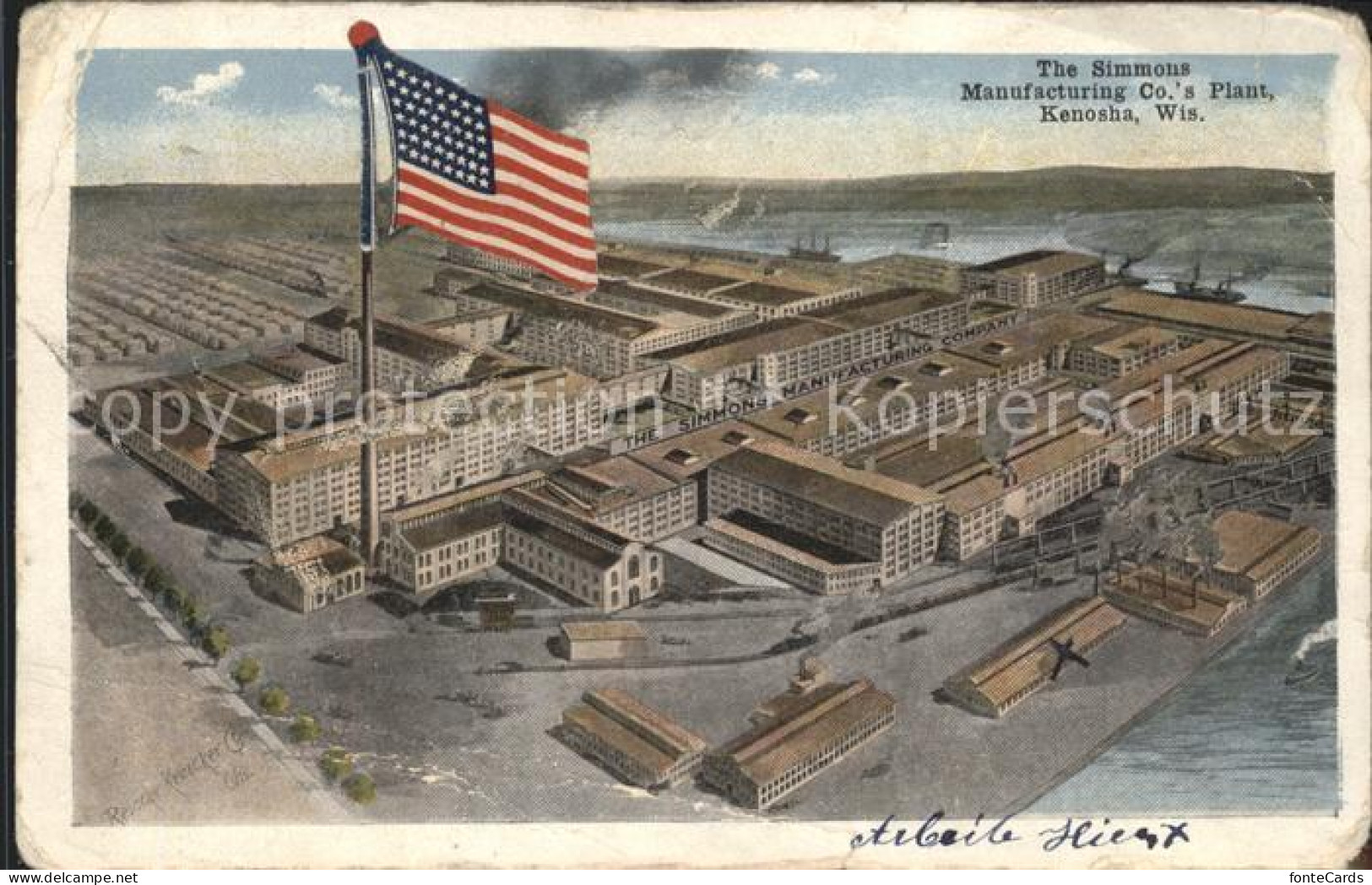 Kenosha Simmons Manufacturin Co Plant Flag