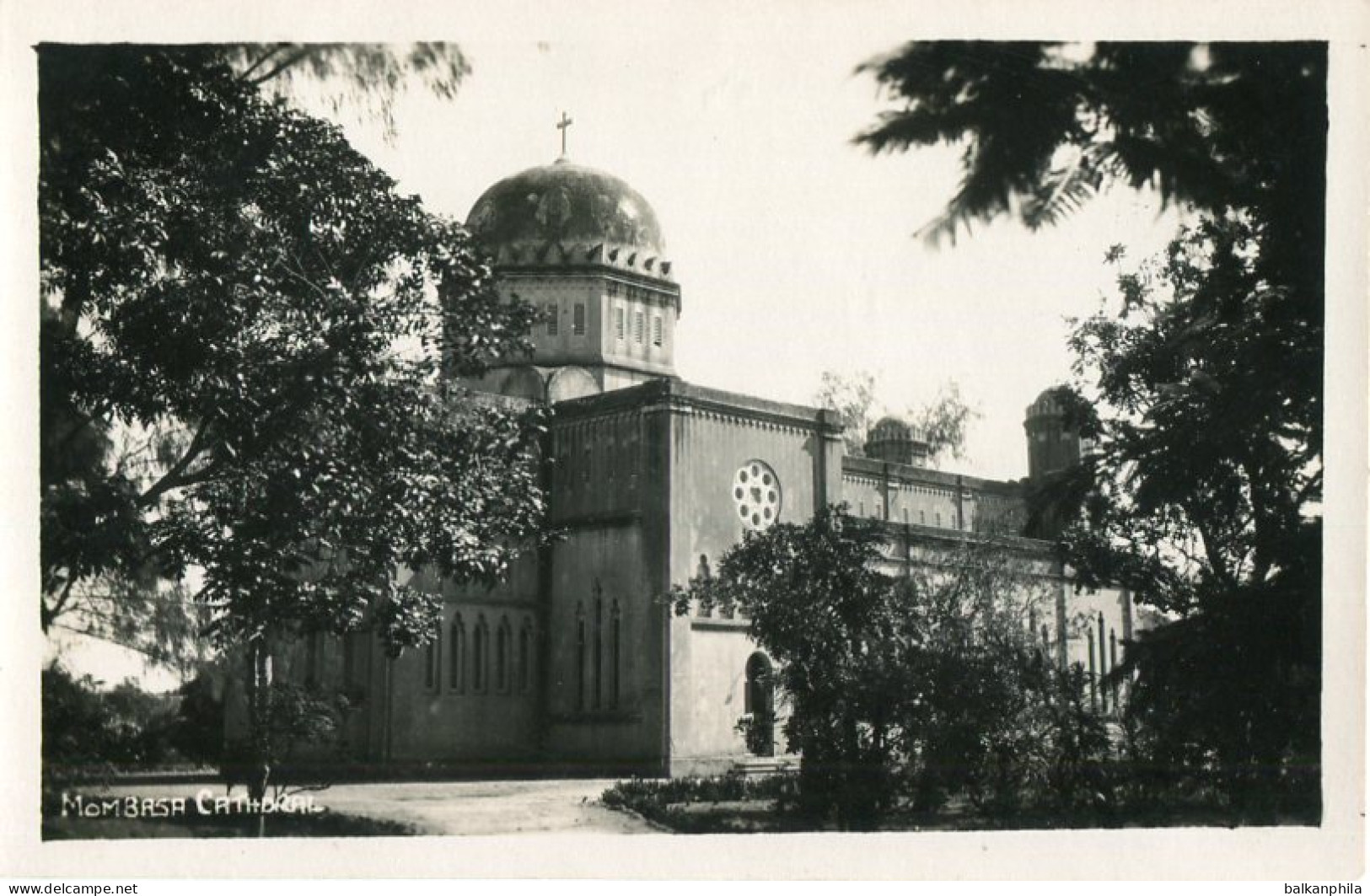 Kenya Mombasa Cathedral photocard