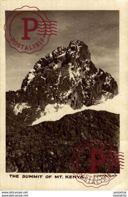 AFRICA. KENIA. THE SUMMIT OF MT. KENYA.