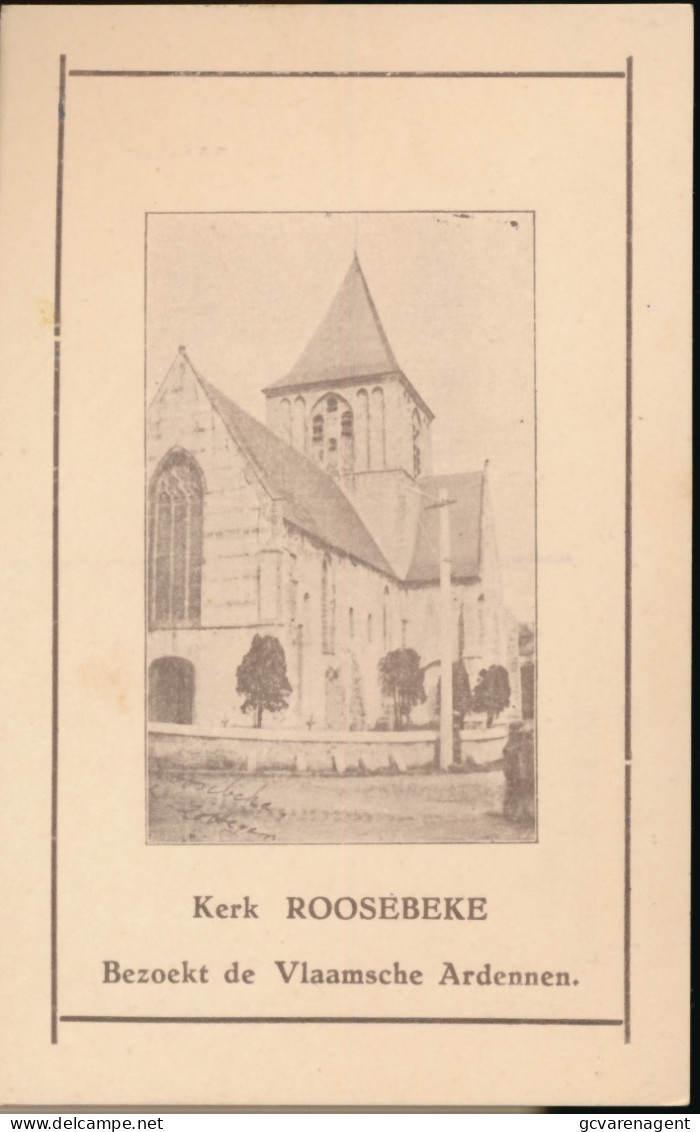 KERK ROOSEKE.  BEZOEKT DE VLAAMSCHE ARDENNEN