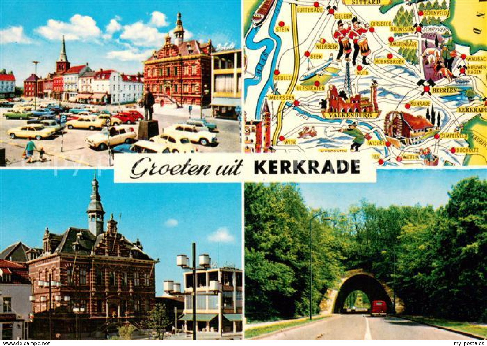 Kerkrade Marktplatz Karte Palais Tunnel