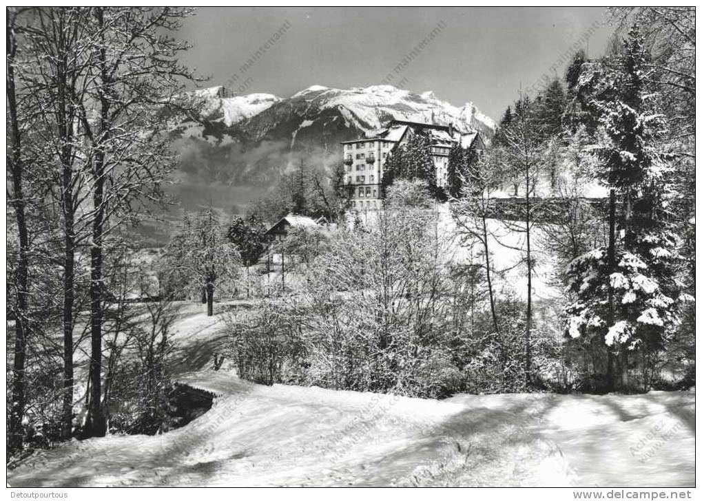 KERNS OW Bethanien Burgfluh unter Schnee
