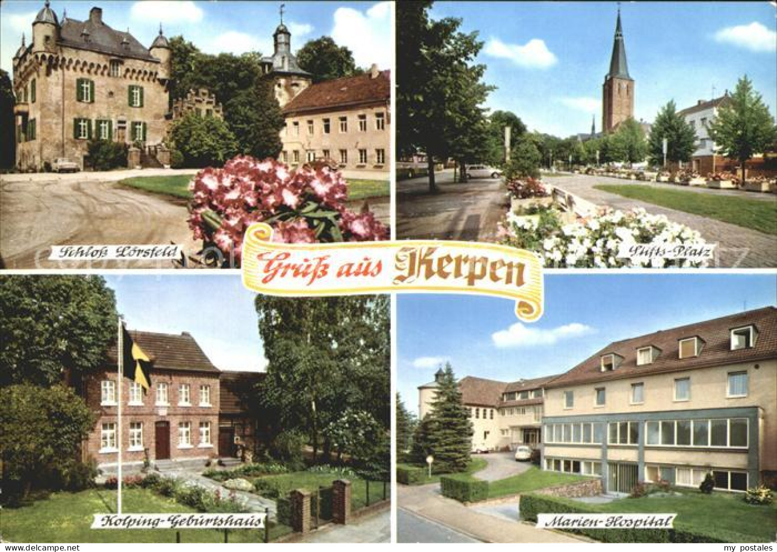 Kerpen Rheinland Schloss Loersfeld Stifts Platz Marien Hospital