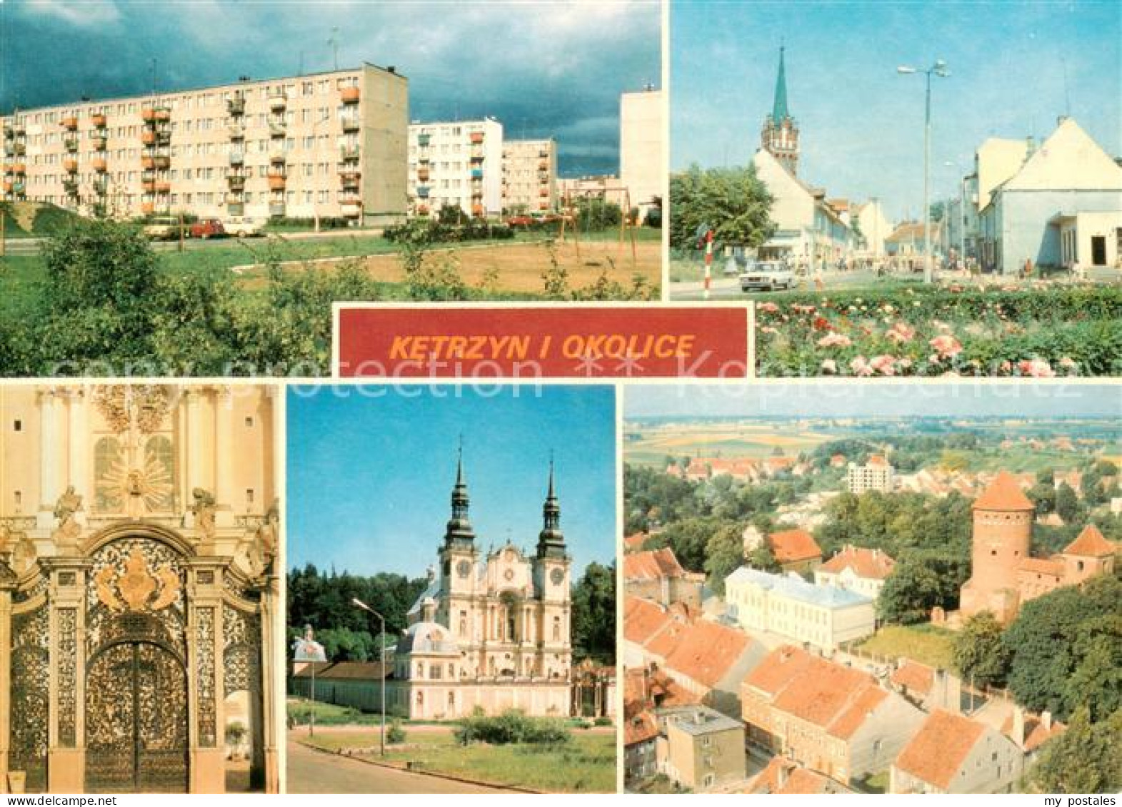 Ketrzyn Rastenburg Ostpreussen PL Orts und Teilansichten Kirche