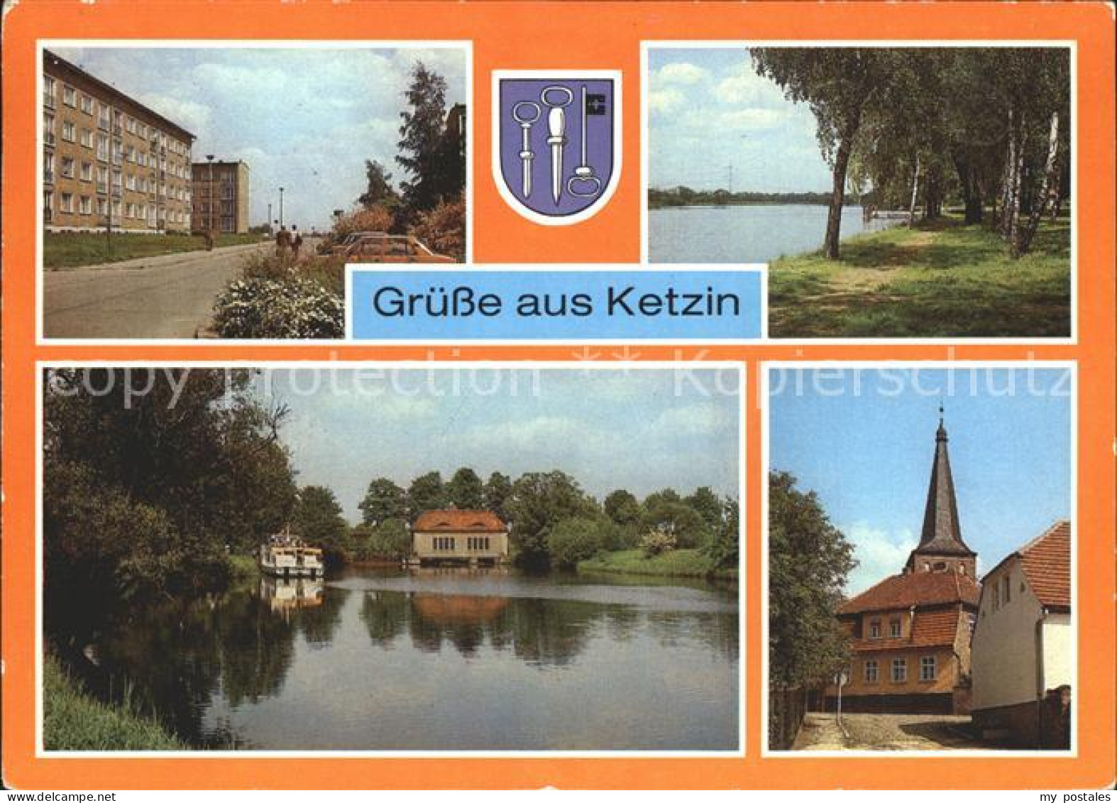 Ketzin Neubauten Wilhelm Pieck Ring Uferpromenade Havel OT Paretz Schleuse Dampf