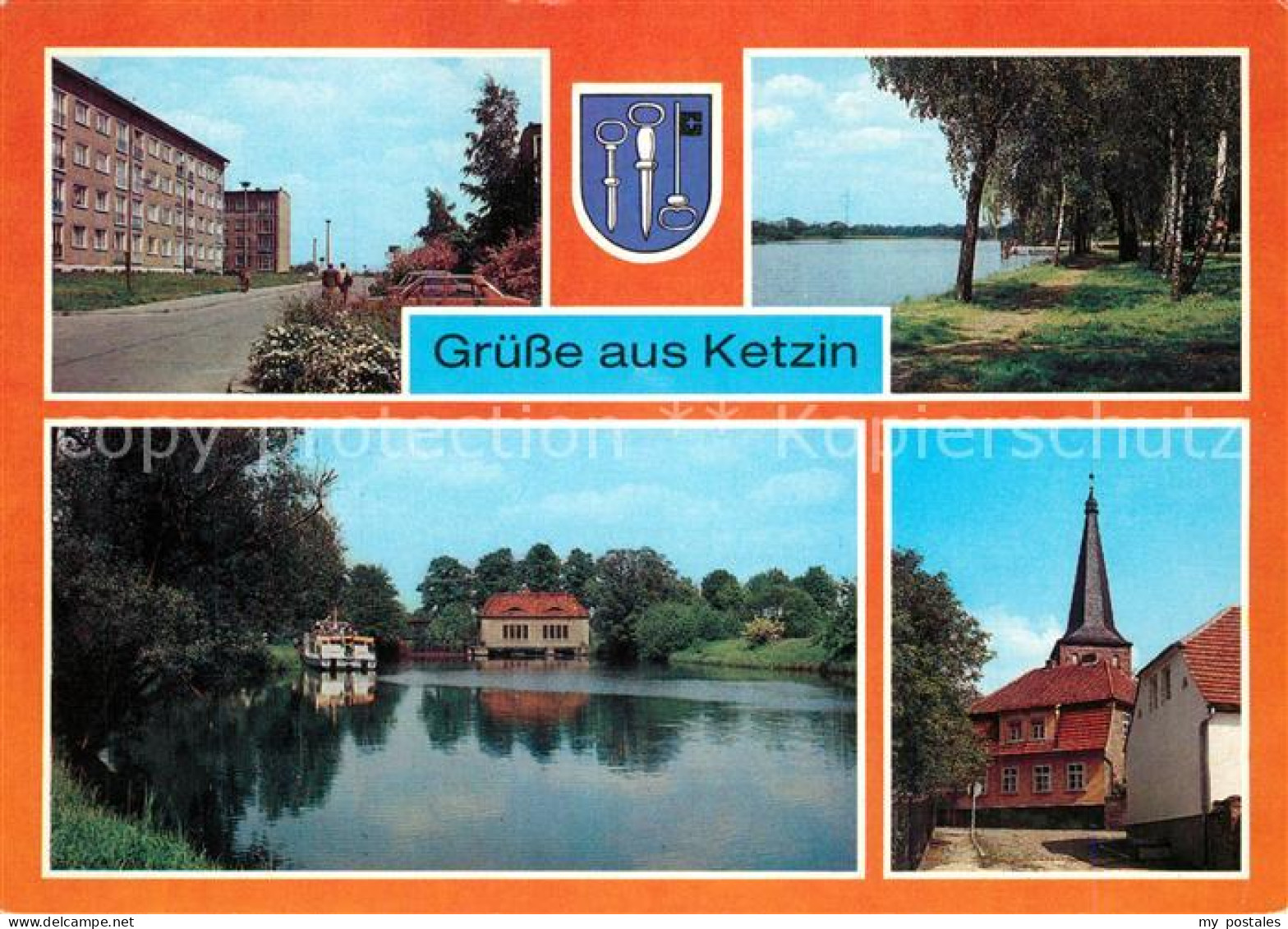 Ketzin Neubauten Wilhelm Pieck Ring Uferpromenade Havel OT Paretz Schleuse Fahrg