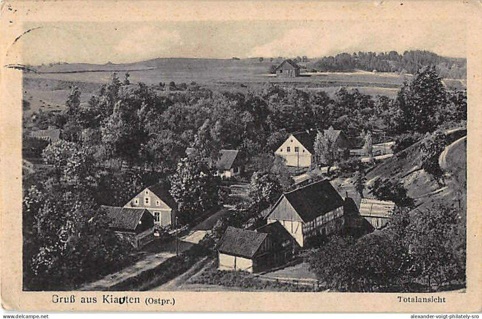 Kiauten, Goldap, Gumbinnen (Kiautai, Luschki, Selenogradsk, Kaliningrad) - Häuser, 1924