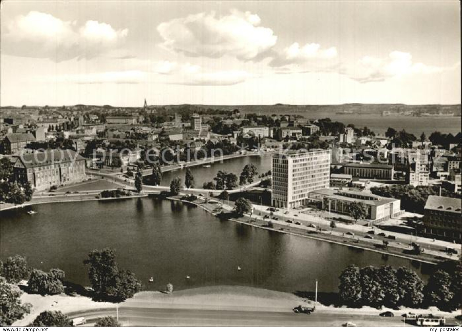 KIEL  CITY Am kleinen Kiel Fliegeraufnahme