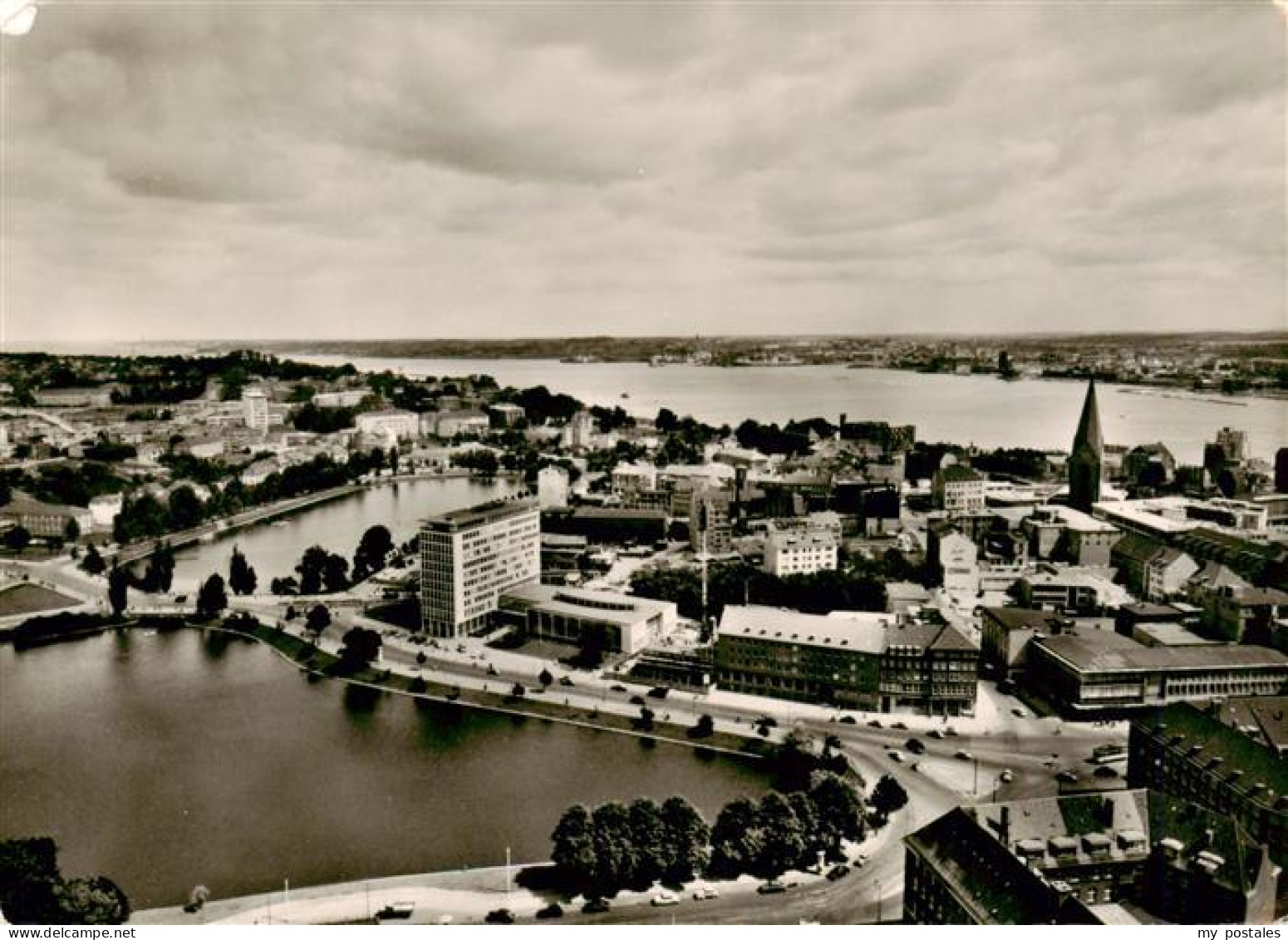 KIEL  CITY Am Kleinen Kiel Fliegeraufnahme