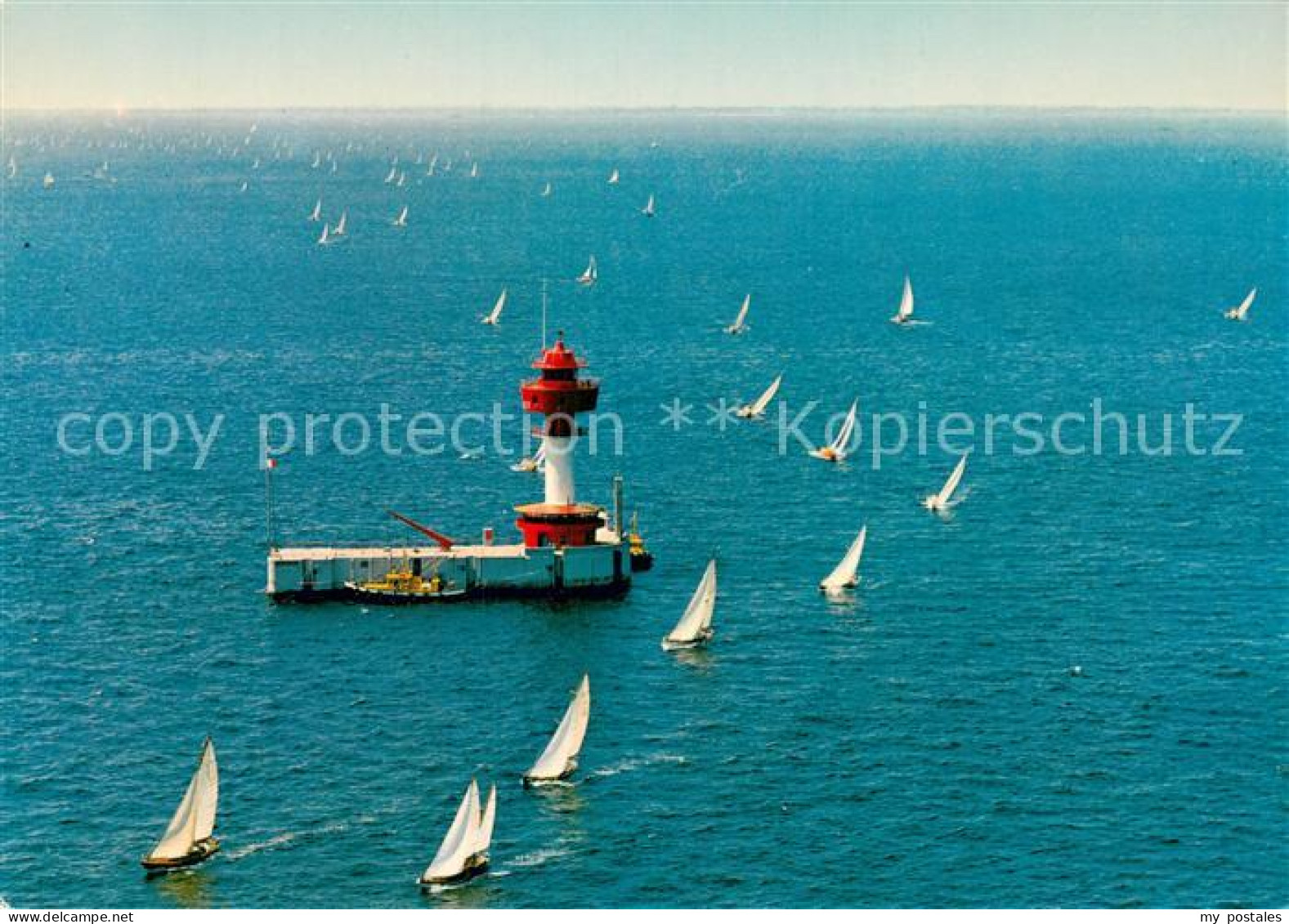 KIEL  CITY Leuchtfeuer Kiel Fliegeraufnahme