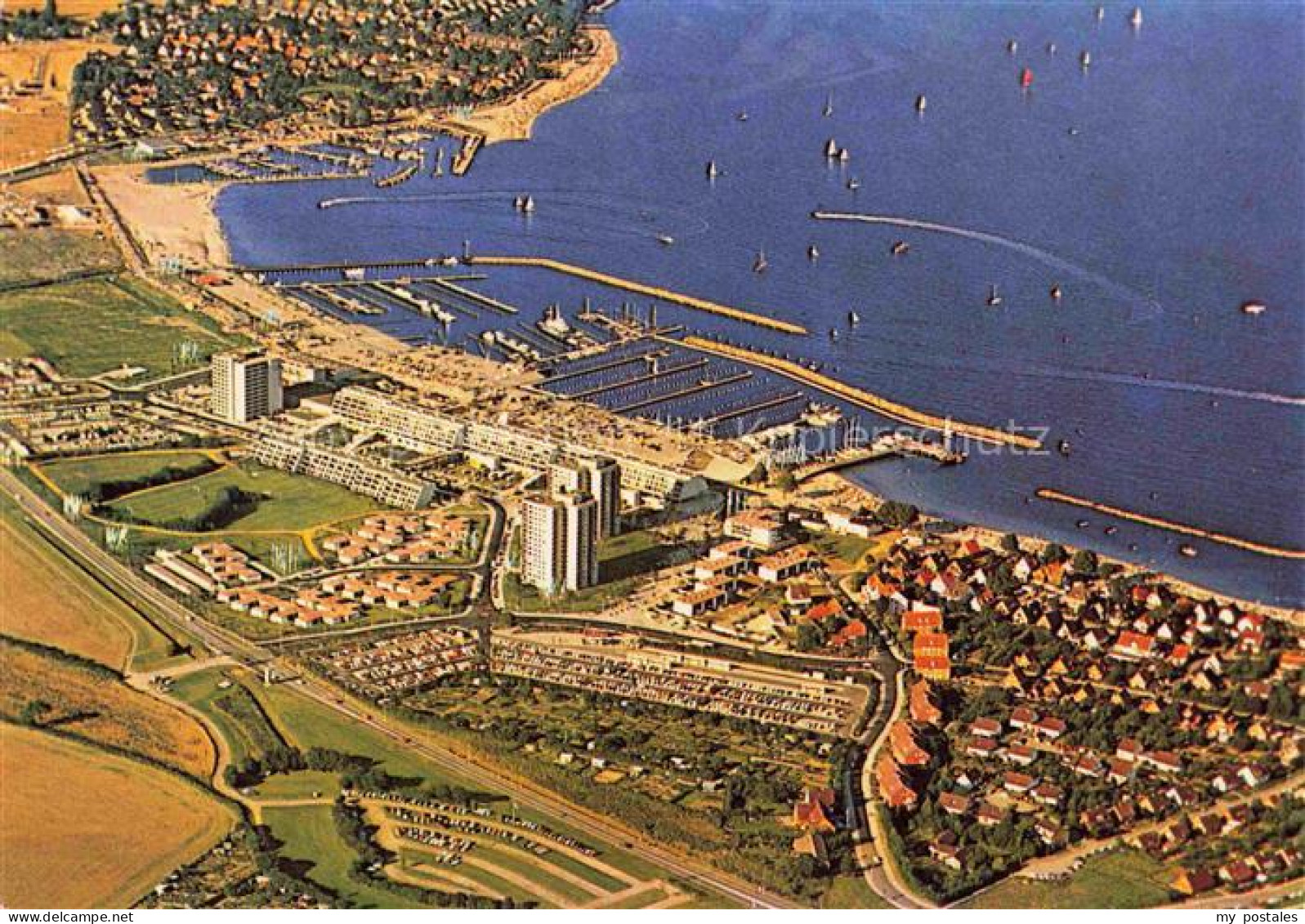 KIEL  CITY Olympiazentrum Kiel Schilksee Fliegeraufnahme