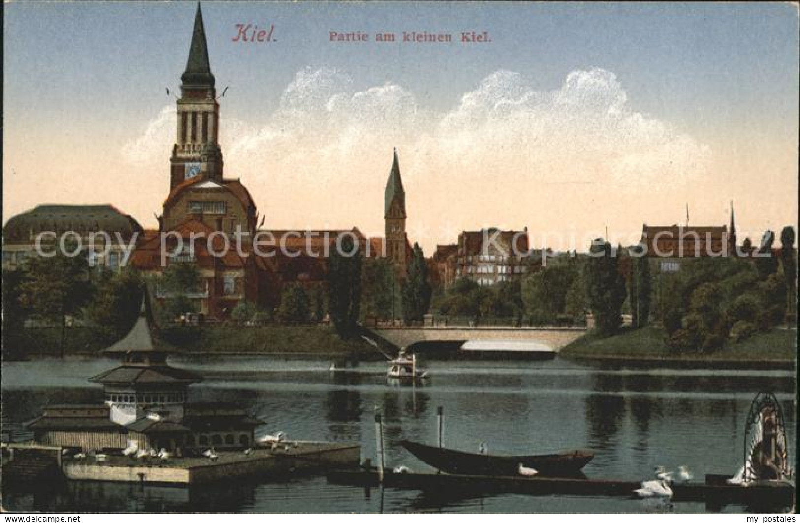 KIEL  CITY Partie am kleinen Kiel