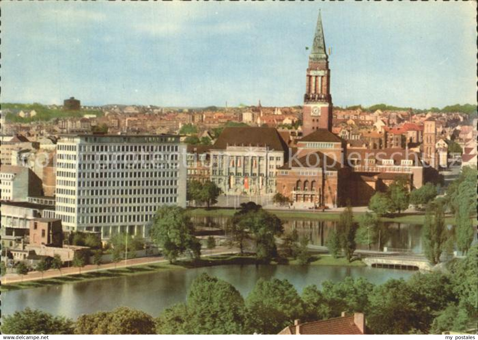 Kiel Kleiner Kiel und Rathaus