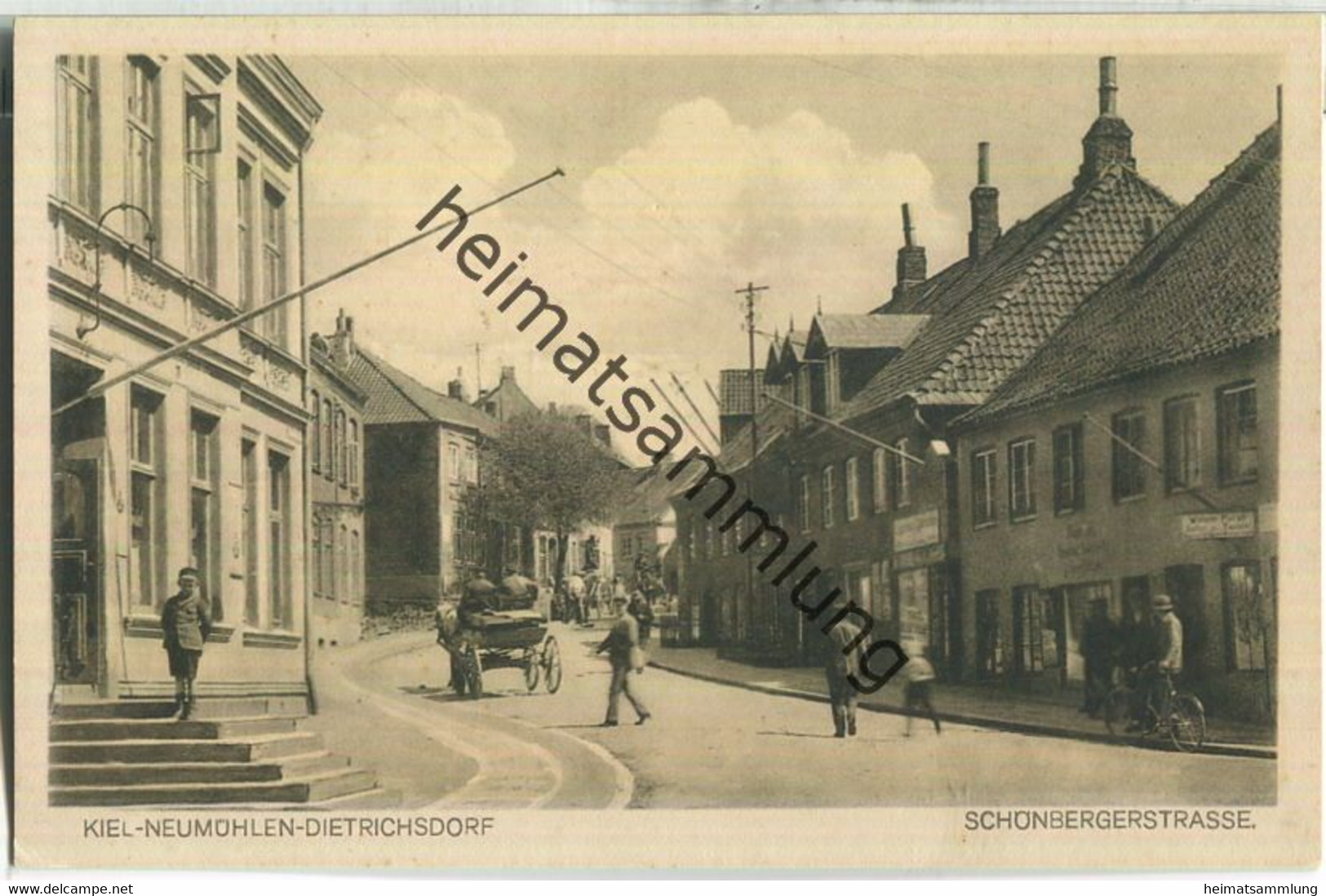 Kiel-Neumühlen-Dietrichsdorf - Schönbergerstrasse - Verlag Hermann Edlefsen Kiel