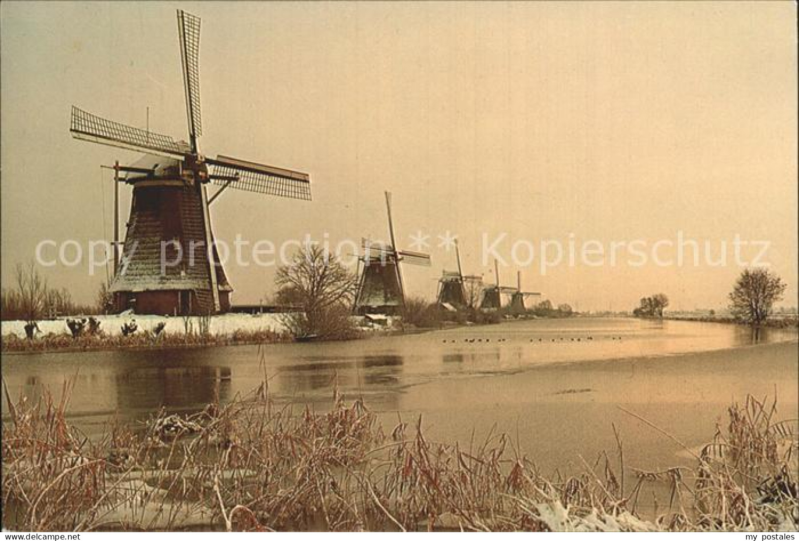 Kinderdijk Windmuehlen