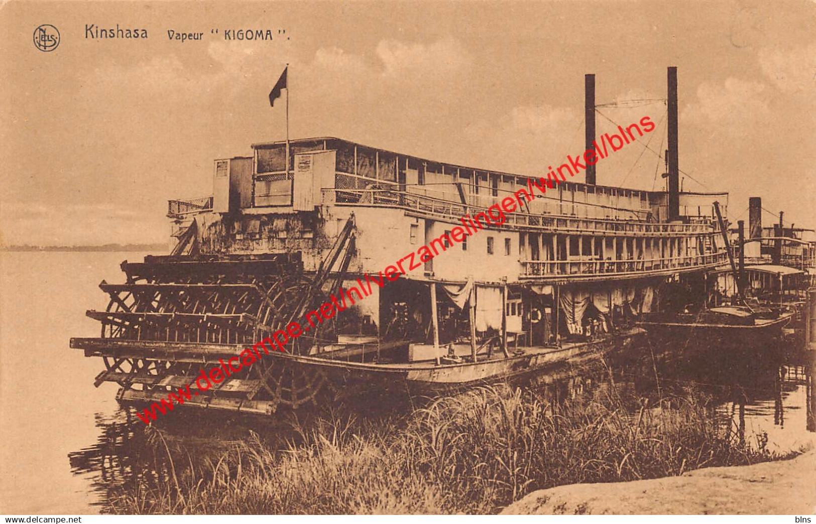 Kinshasa - Vapeur Kigoma - Congo Belge Belgisch Kongo