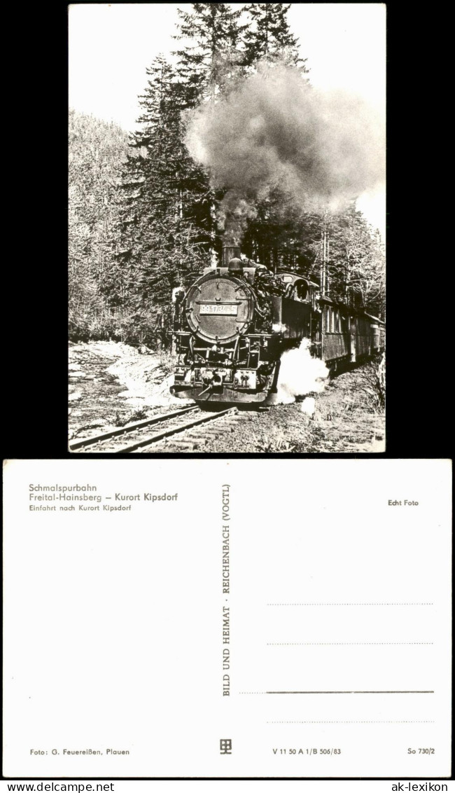 Kipsdorf-Altenberg (Erzgebirge) Schmalspurbahn Freital-Hainsberg Kipsdorf c1983
