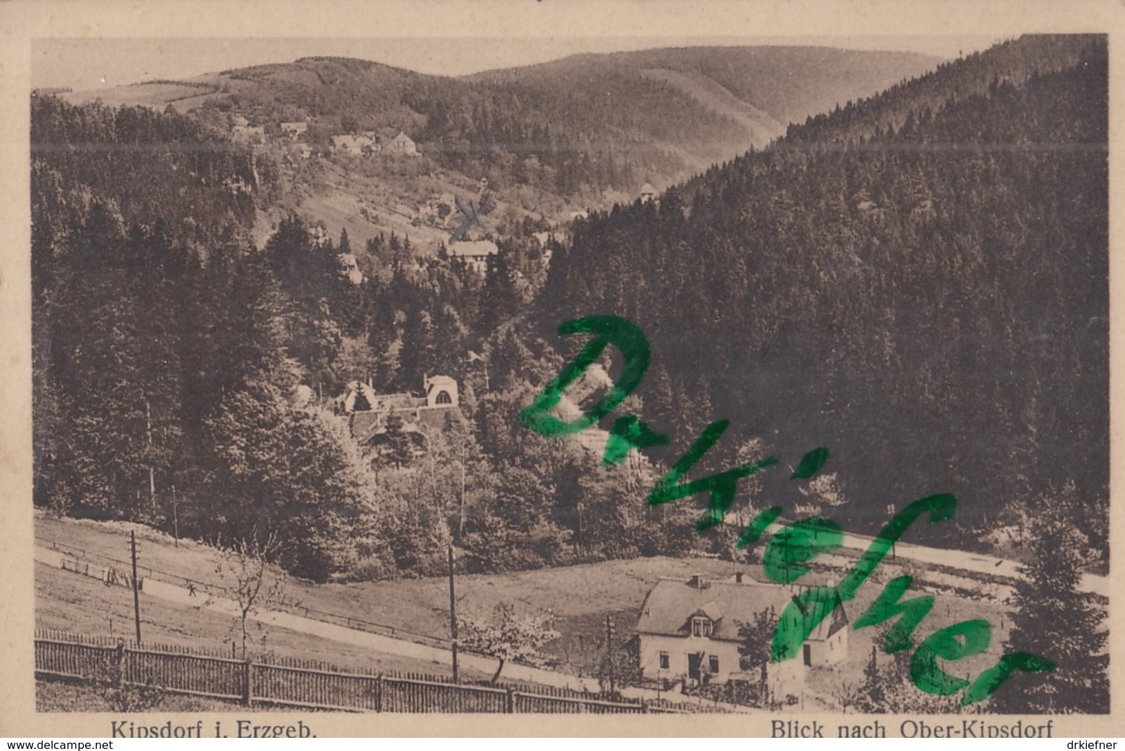 Kipsdorf, Blick nach Oberkipsdorf, um 1934