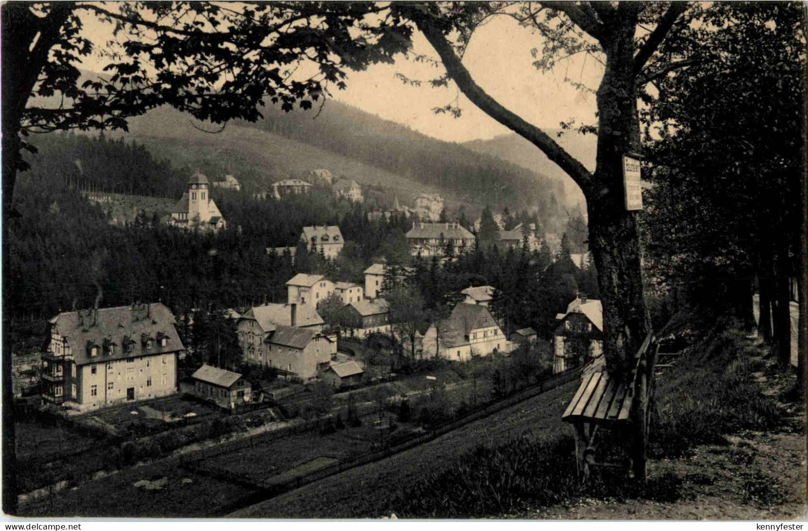 Kipsdorf im sächsischen Erzgebirge