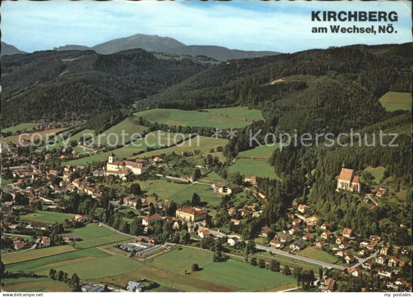 Kirchberg Wechsel Fliegeraufnahme