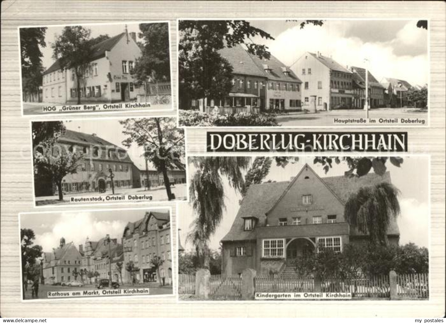 Kirchhain Doberlug-Kirchhain HOG Gruener Berg Rautenstock Rathaus Markt Hauptstr
