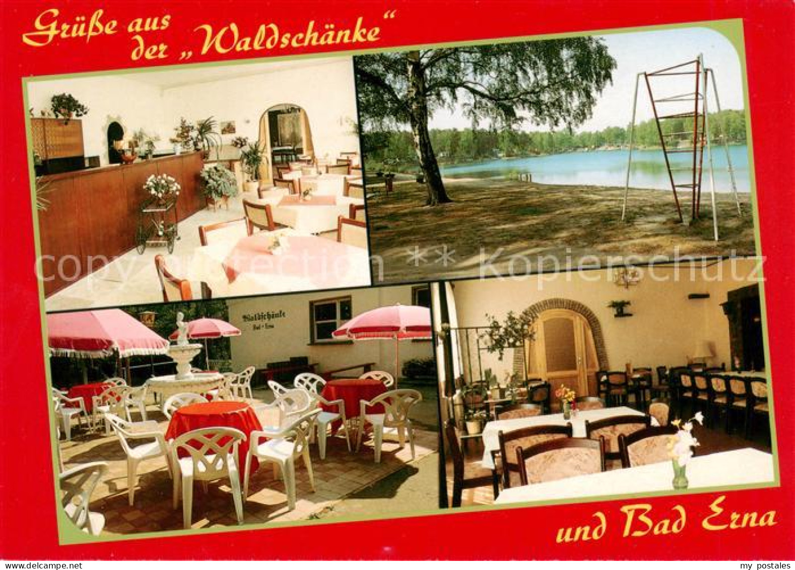 Kirchhain Doberlug-Kirchhain Waldschaenke und Bad Erna Gastraeume Seepartie