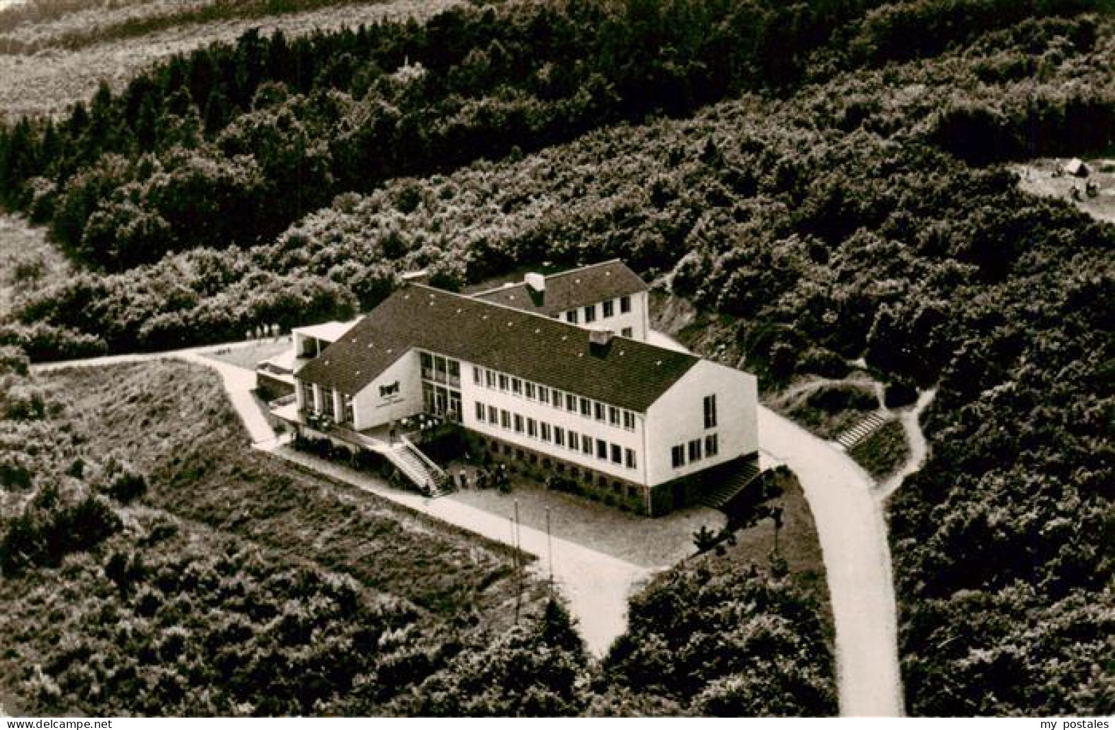 Kirchheim Euskirchen NRW Jugendheim Steinbachtalsperre Luftbild Wald Gebaeude La
