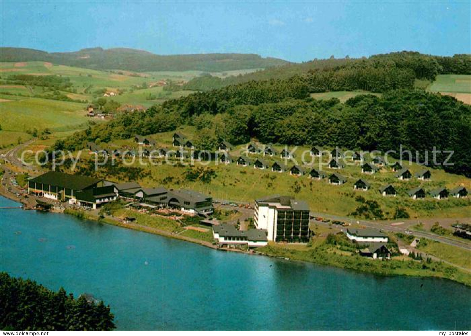 Kirchheim Hessen SeePark Kirchheim Ferienhaeuser Fliegeraufnahme