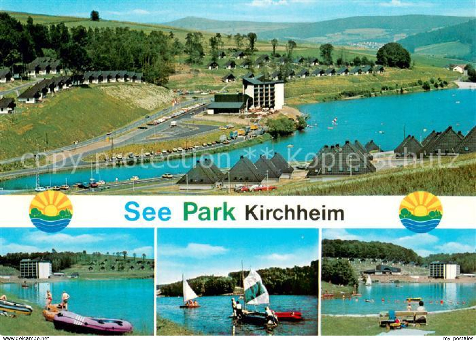 Kirchheim Hessen Seepark Kirchheim Fliegeraufnahme Teilansichten
