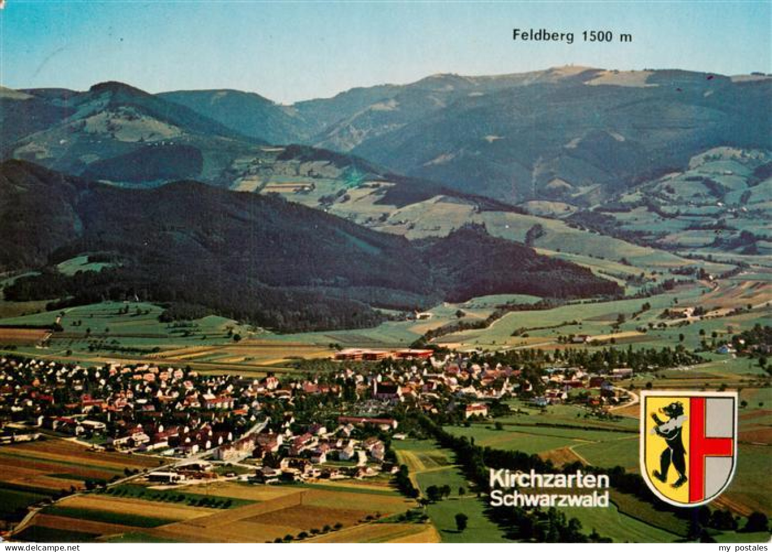 Kirchzarten Fliegeraufnahme mit Feldberg
