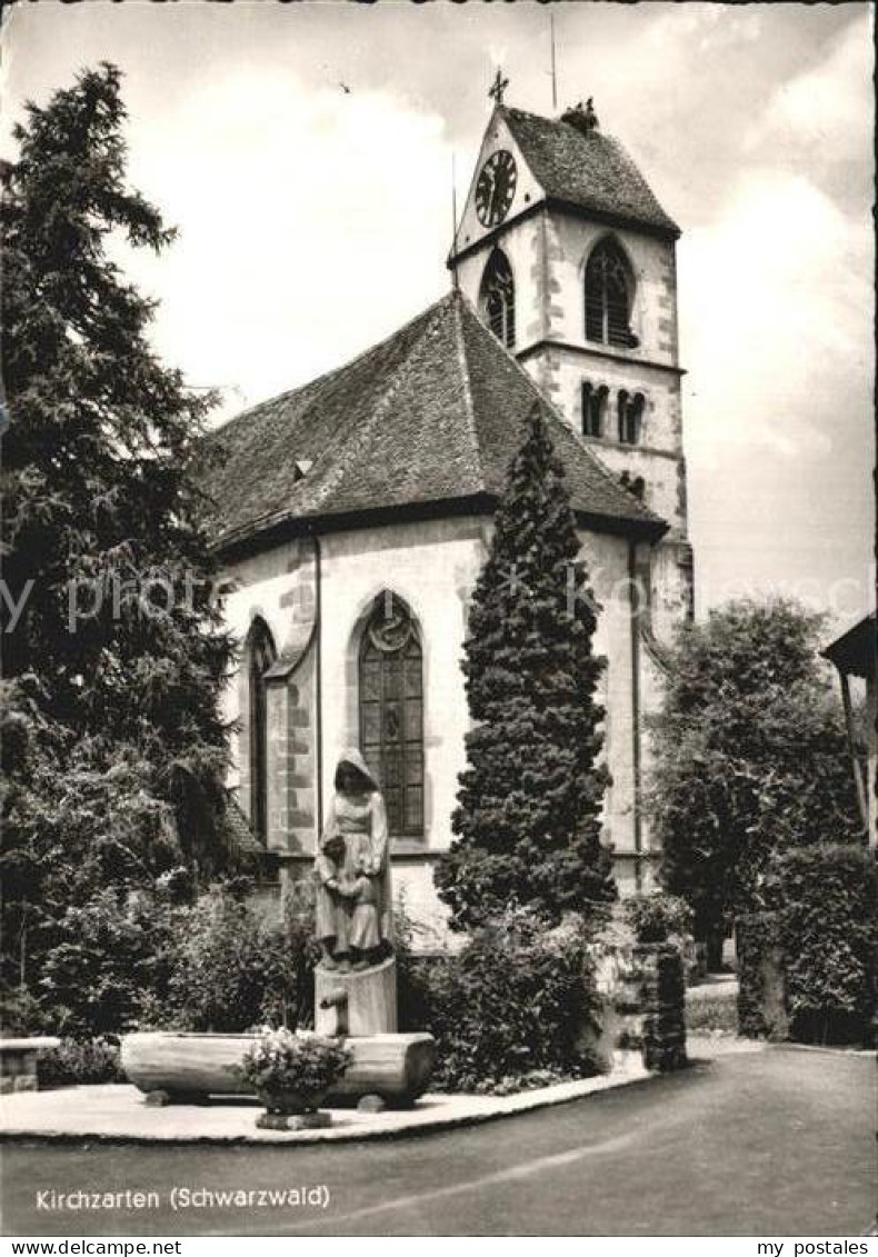 Kirchzarten Kirche Brunnen Statue