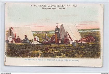 Kyrgyzstan - Kyrgyz Camp near Tomsk, in Russia - Universal Exhibition in Paris 1900