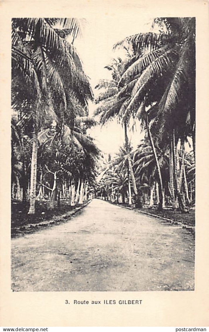 KIRIBATI Gilbert Islands - A Road - Publ. F. Chapeau
