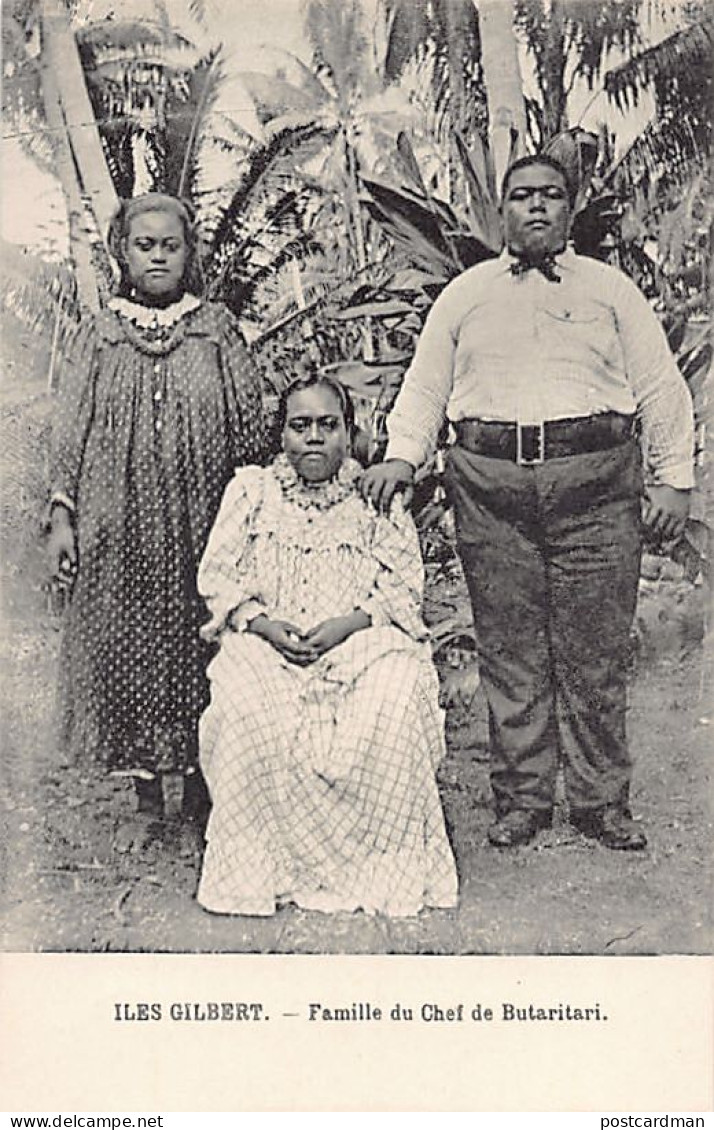 KIRIBATI Gilbert Islands - BUTARITARI - The Uea's family (native chief) - Publ. unknown