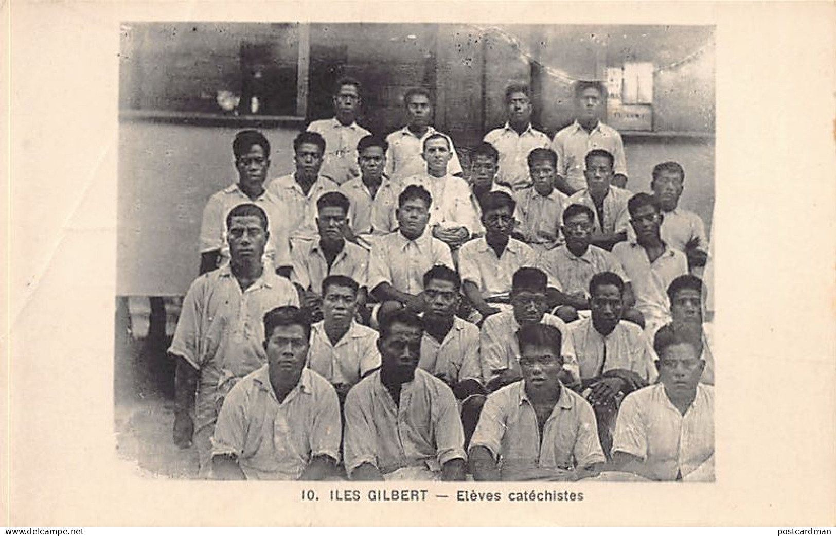 KIRIBATI Gilbert Islands - Catechist Students - Publ. F. Chapeau 10