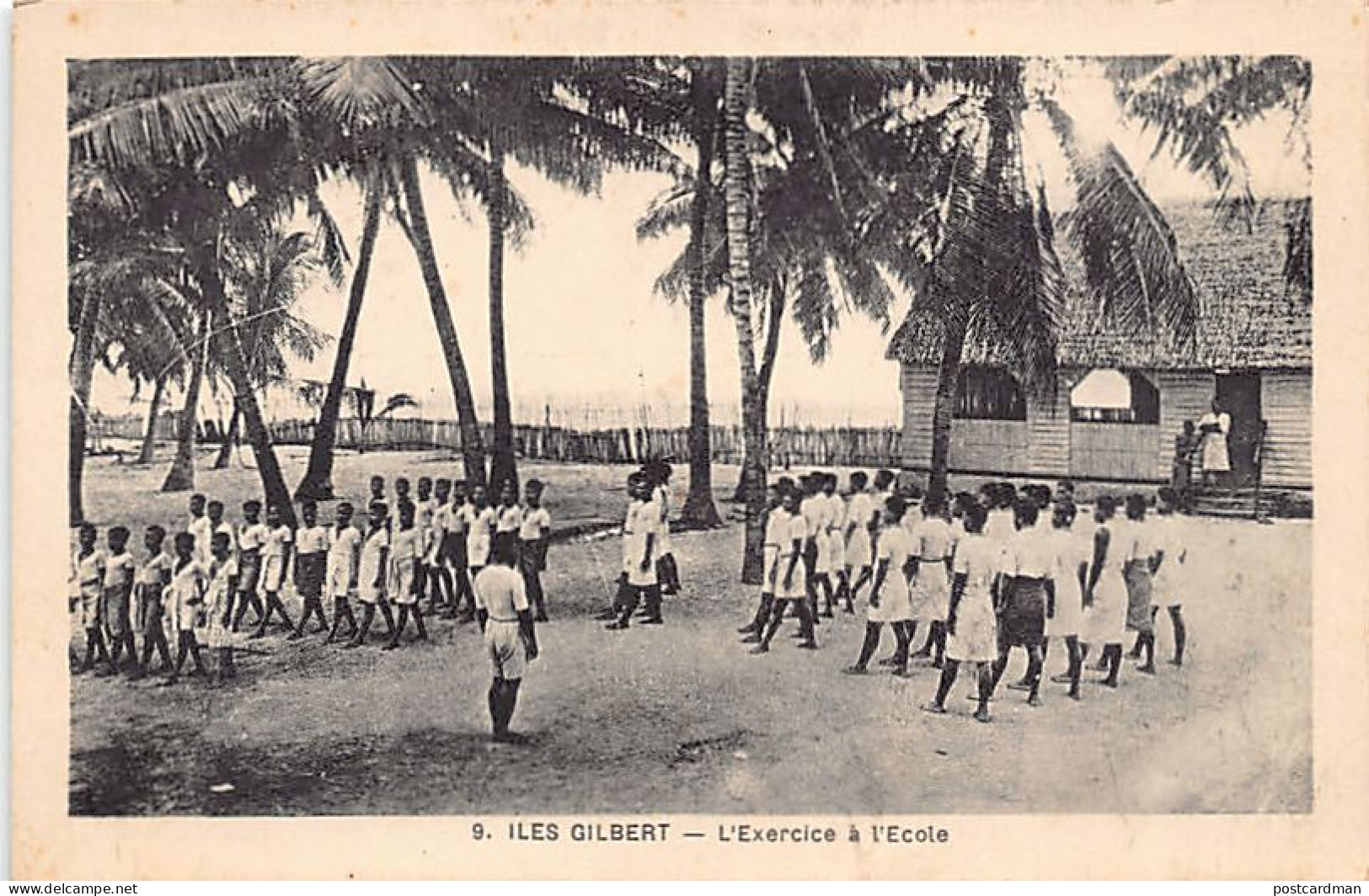 KIRIBATI Gilbert Islands - Exercise at School - Publ. F. Chapeau 9