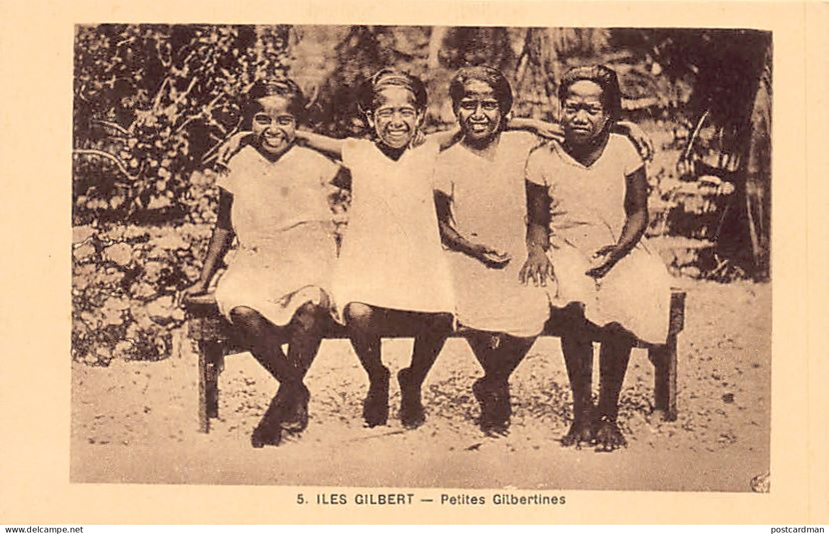 KIRIBATI Gilbert Islands - Native children - Publ. F. Chapeau 5