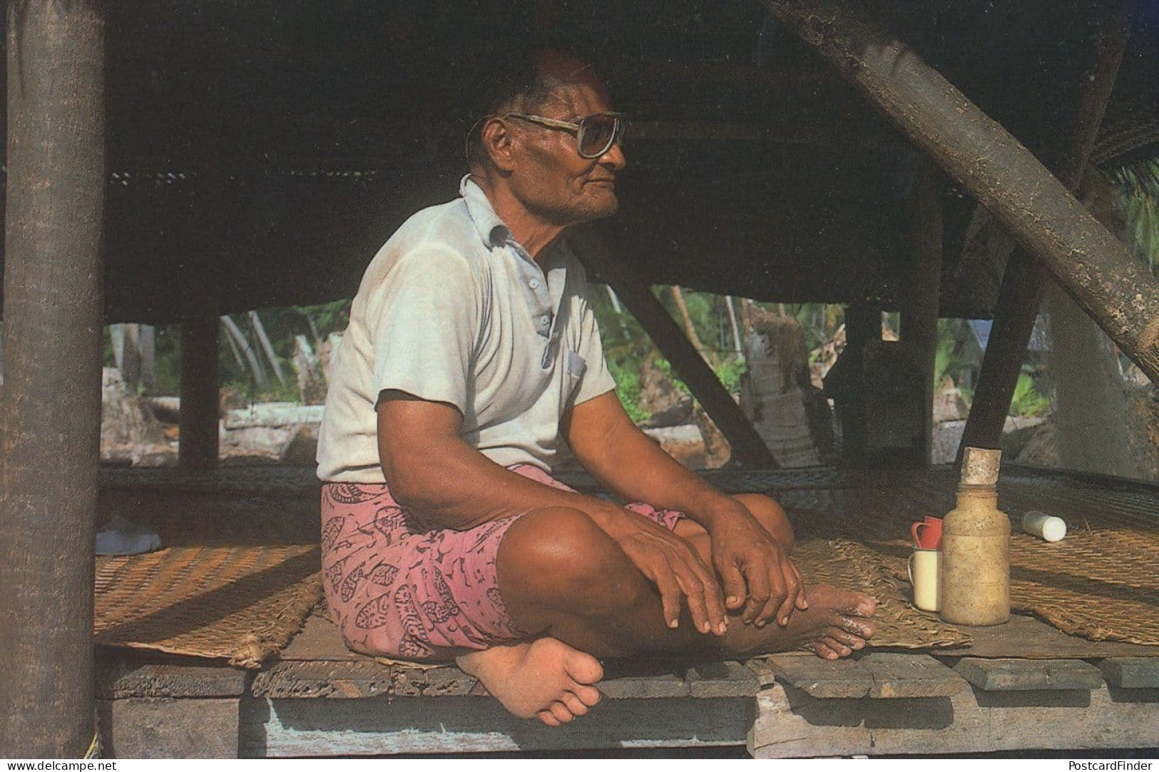 Kiribati Local Philosopher Wiseman Old Man Of Wisdom Taiwan China Postcard