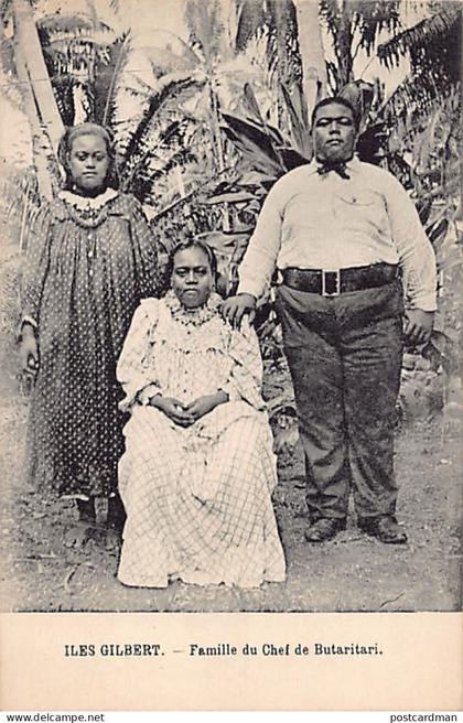 KIRIBATI Gilbert Islands - The family of Nauraura Nakoriri, the last Uea (chief) of Butaritari - Publ. unknown