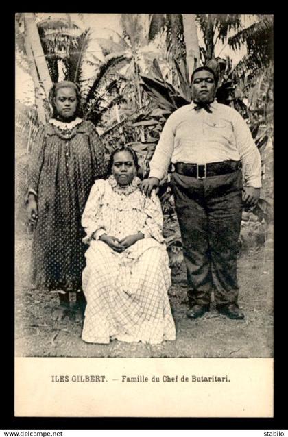 KIRIBATI - ILES GILBERT - FAMILLE DU CHEF DE BUTARITARI
