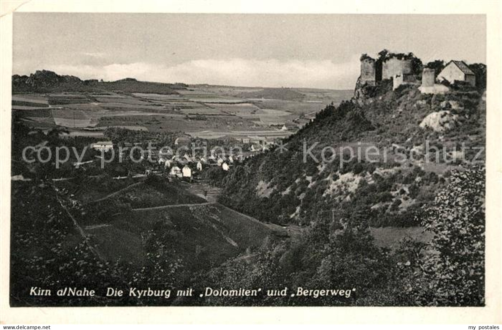Kirn Nahe Kyrburg Dolomiten Bergerweg