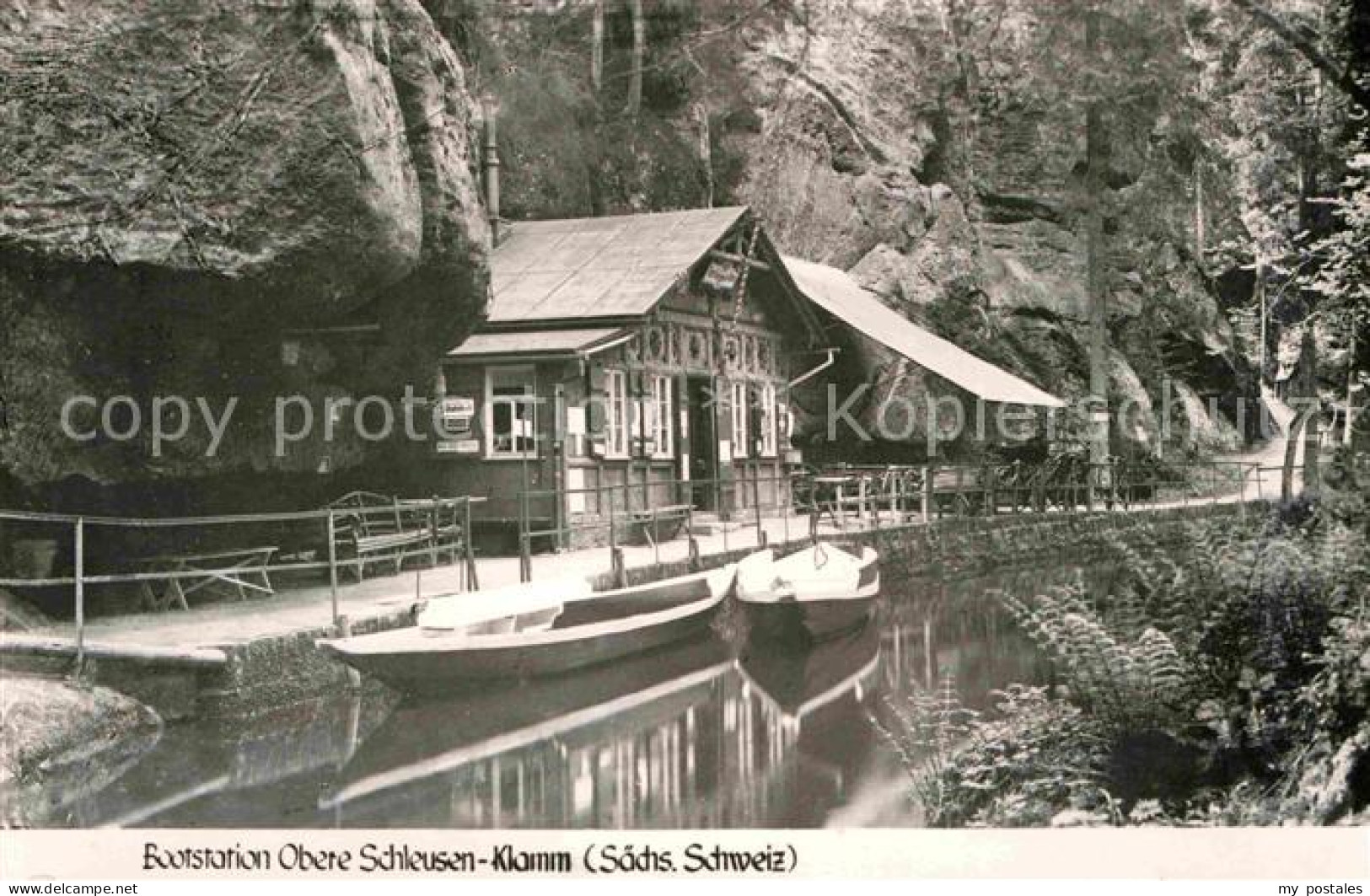 Kirnitzschtal Bootstation Obere Schleusenklamm