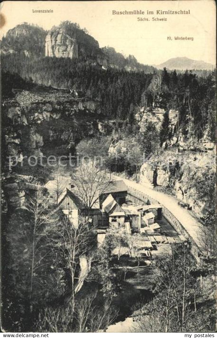 Kirnitzschtal Buschmuehle Kleiner Winterberg