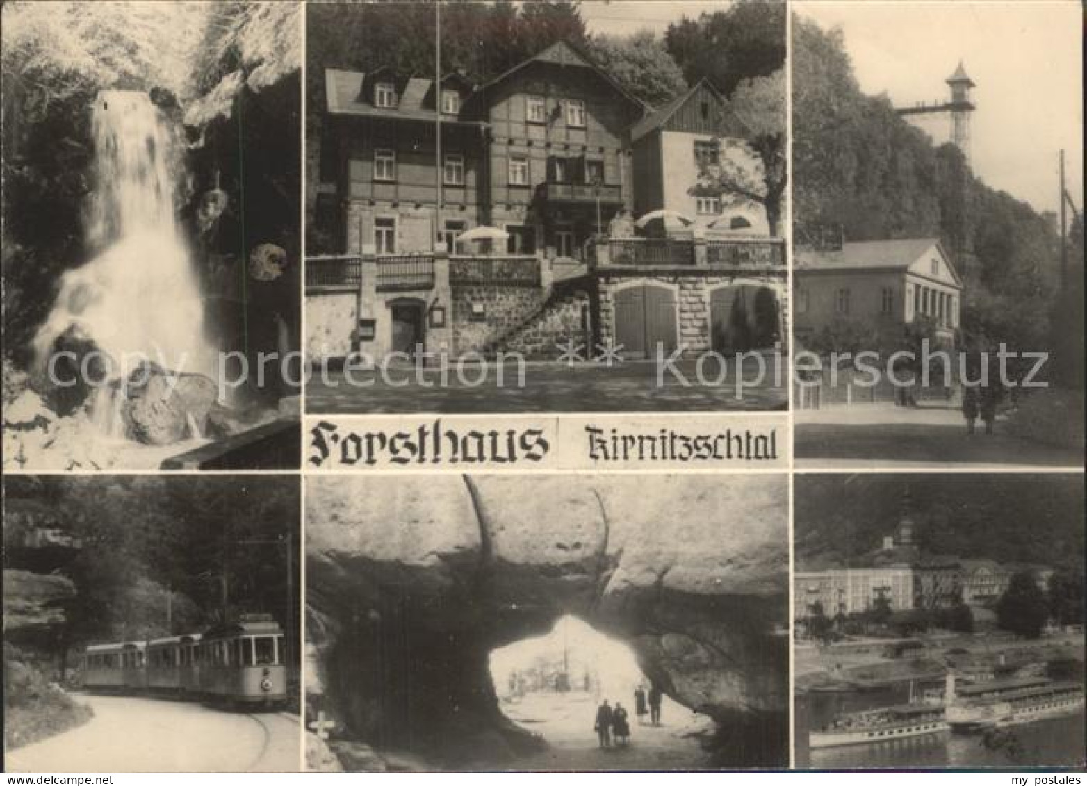 Kirnitzschtal Forsthaus Wasserfall Dampfer