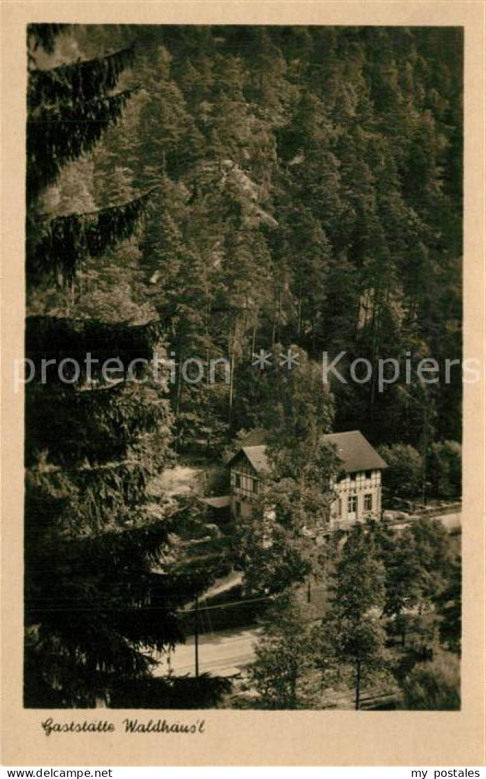 Kirnitzschtal Gaststaette Waldhaeusl