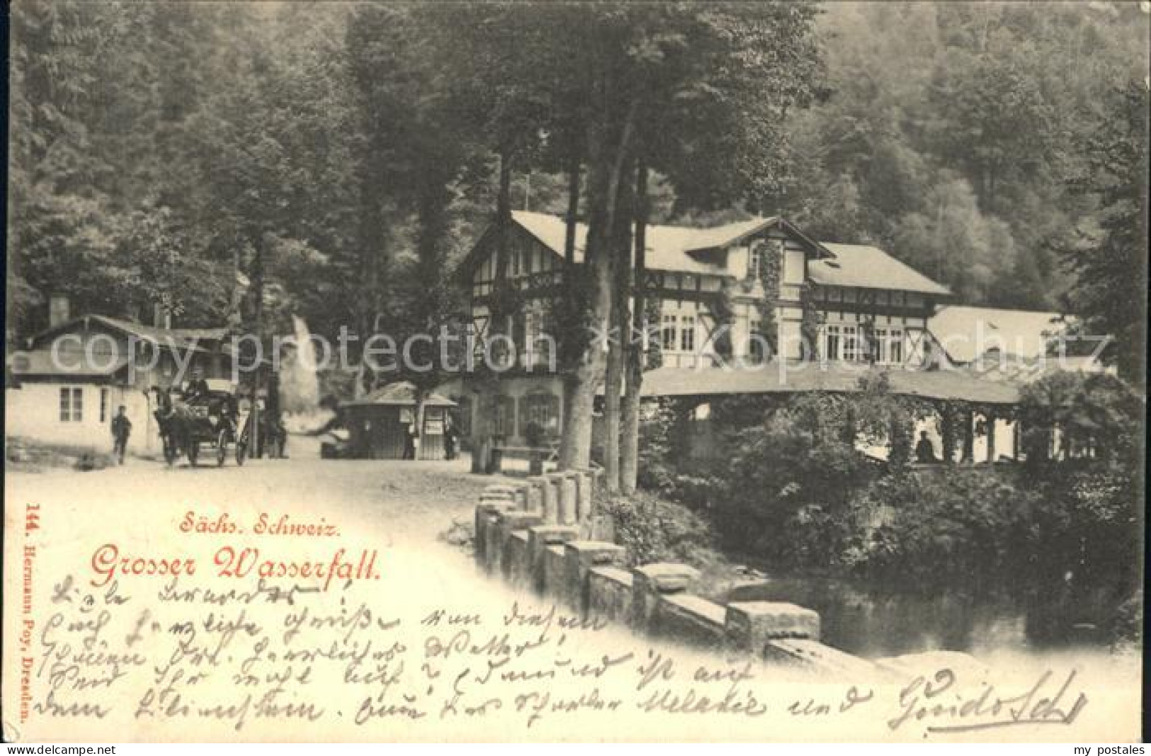 Kirnitzschtal Grosser Wasserfall