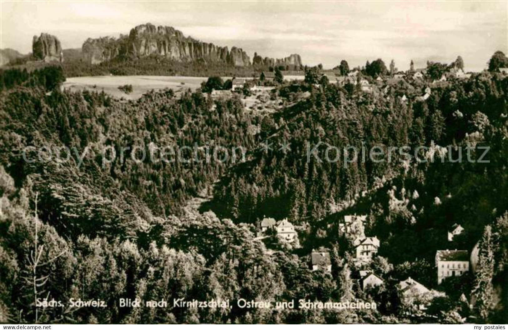 Kirnitzschtal Ostrau und Schrammsteine Elbsandsteingebirge