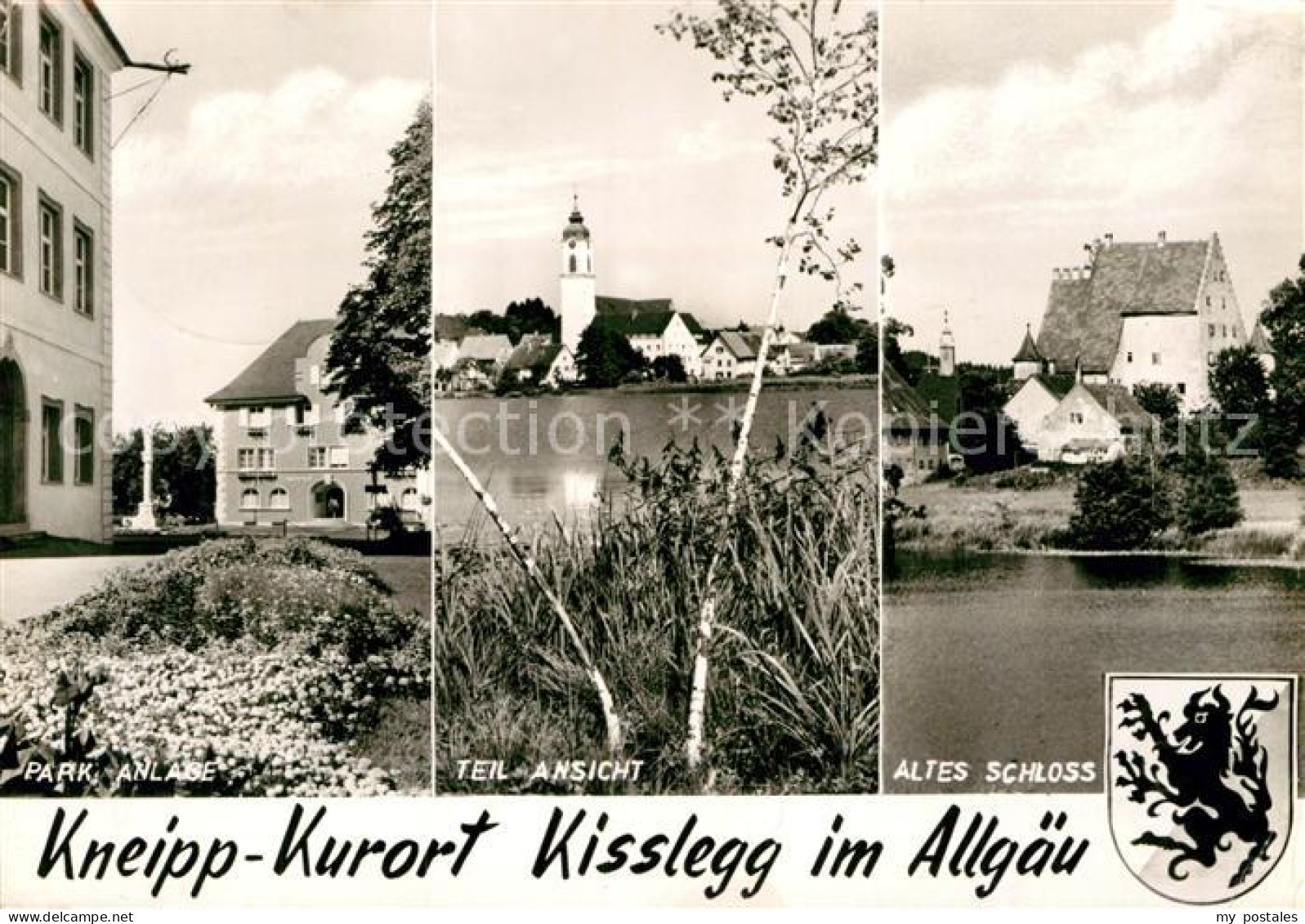 Kisslegg Park Seepartie Altes-Schloss