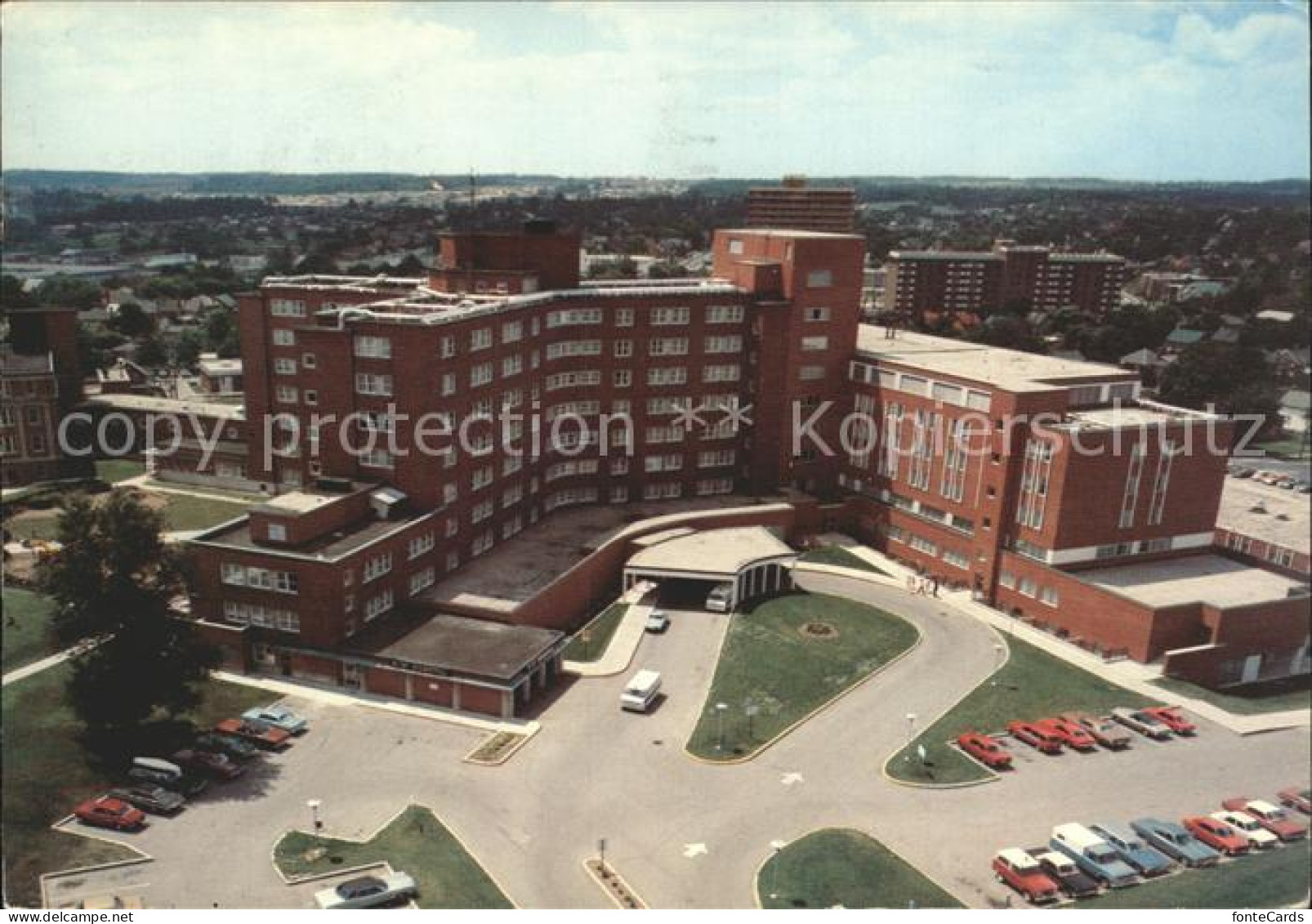Kitchener Fliegeraufnahme Waterloo Hospital