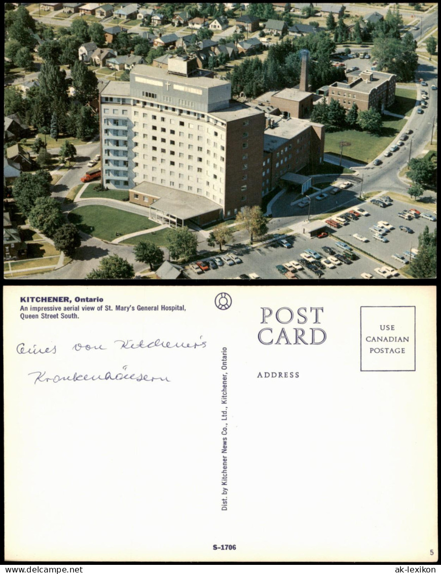 Kitchener Kitchener Ontario Kanada St. Mary's General Hospital 1965